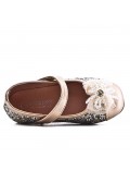 Ballerine fille en simili cuir 