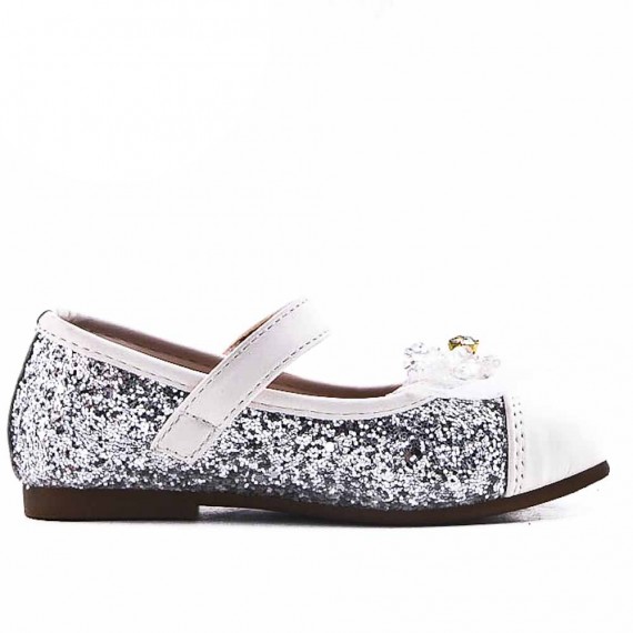 Ballerine fille en simili cuir 