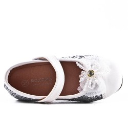 Ballerine fille en simili cuir 