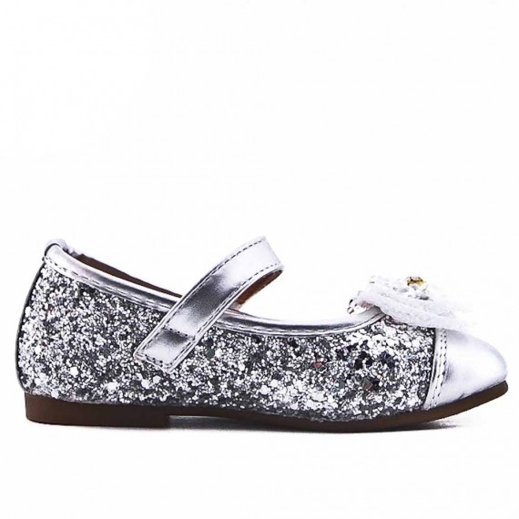 Ballerine fille en simili cuir 