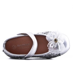 Ballerine fille en simili cuir 