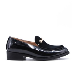 Child's derby in faux leather