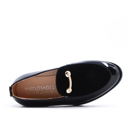 Child's derby in faux leather