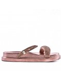 Children's faux leather slide