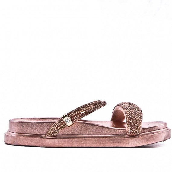 Children's faux leather slide