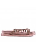 Children's faux leather slide