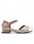 Sandale fille en simili cuir