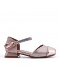 Sandale fille en simili cuir