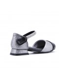 Girl's faux leather sandal