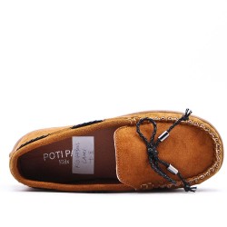 Child's moccasin in faux leather