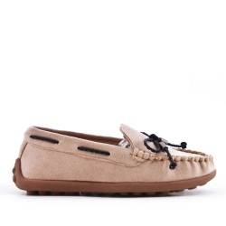 Child's moccasin in faux leather