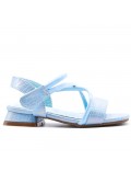 Sandale fille en simili cuir