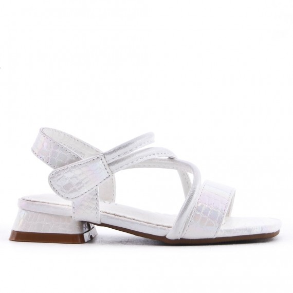 Sandale fille en simili cuir