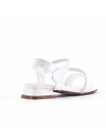 Girl's faux leather sandal