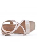 Sandale fille en simili cuir