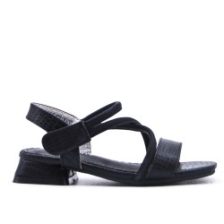 Sandale fille en simili cuir