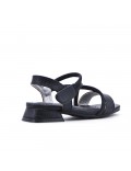 Girl's faux leather sandal