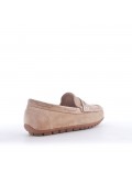 Moccasin in faux suede