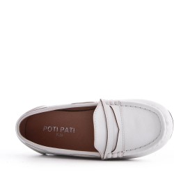 Mocassin enfant en simili cuir