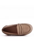 Child's moccasin in faux leather