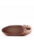 Ballerine fille en simili cuir 