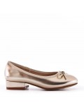 Girl's ballerina in faux leather