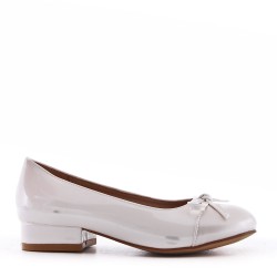 Ballerine fille en simili cuir 