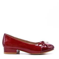 Ballerine fille en simili cuir 