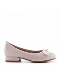 Ballerine fille en simili cuir 