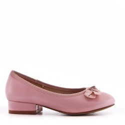 Ballerine fille en simili cuir 