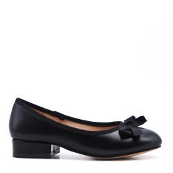 Ballerine fille en simili cuir 