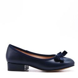 Ballerine fille en simili cuir 