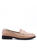 Mocassin en simili cuir pour femme