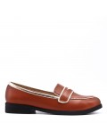 Mocassin en simili cuir pour femme