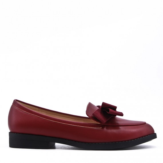 Women's mocassin in faux leather