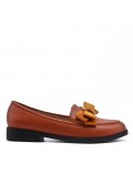 Women's mocassin in faux leather