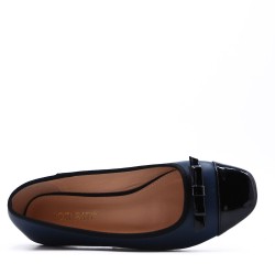 Comfort ballerina in faux leather