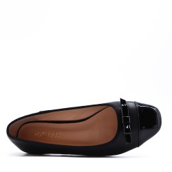 Comfort ballerina in faux leather