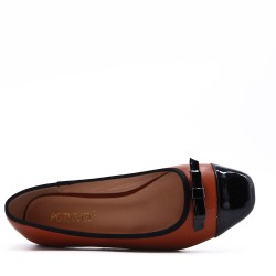 Large size 38-42 Faux leather ballerina