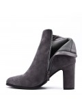 Ankle boot in faux suede