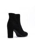 Ankle boot in faux suede