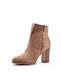 Ankle boot in faux suede