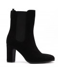 Ankle boot in faux suede