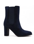 Ankle boot in faux suede