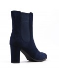 Ankle boot in faux suede