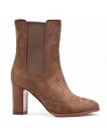 Ankle boot in faux suede