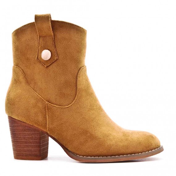 Faux suede boot