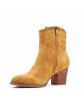 Faux suede boot