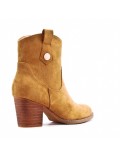 Faux suede boot