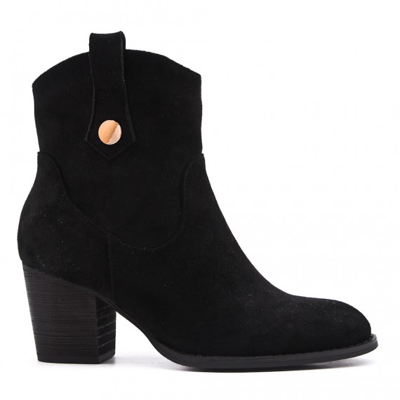 Faux suede boot